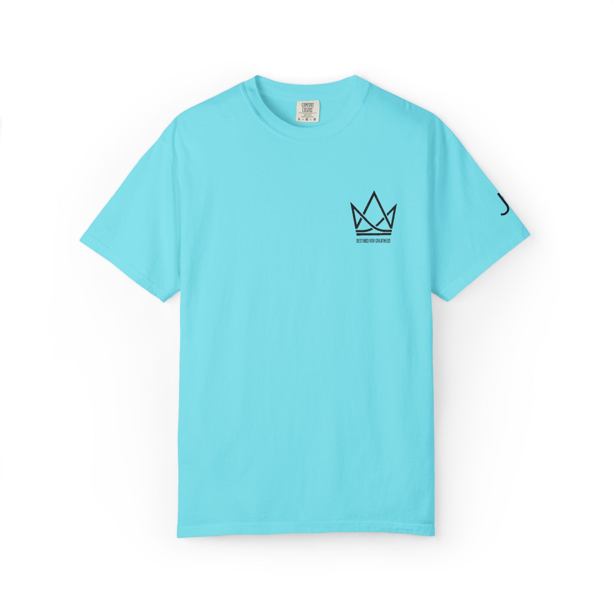Crowned Sketch Pocket T-Shirt — Minimalist King Crown Graphic