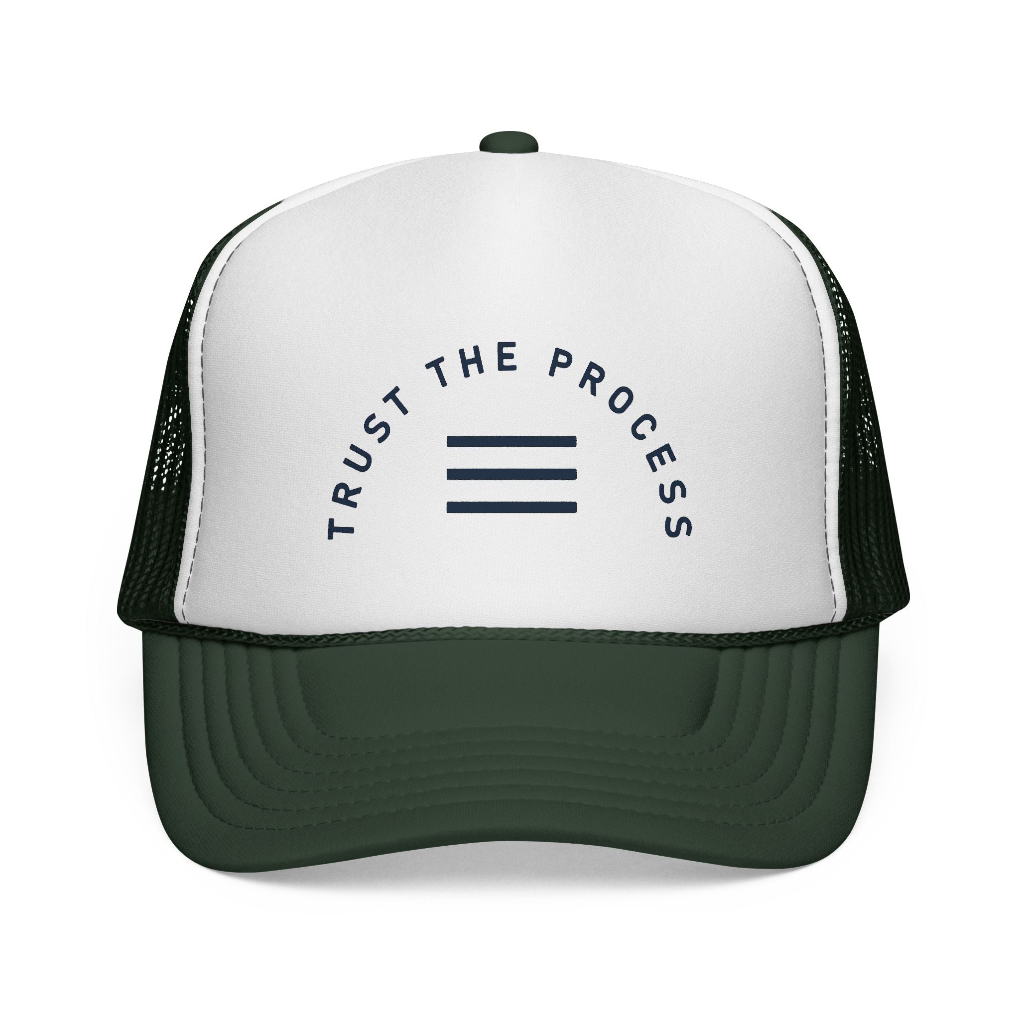 Trust The Process Trucker Cap — Motivational Mesh Baseball Hat