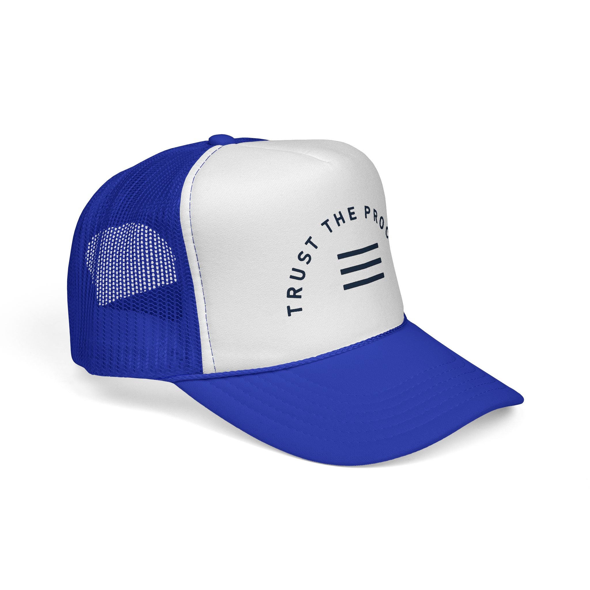 Trust The Process Trucker Cap — Motivational Mesh Baseball Hat