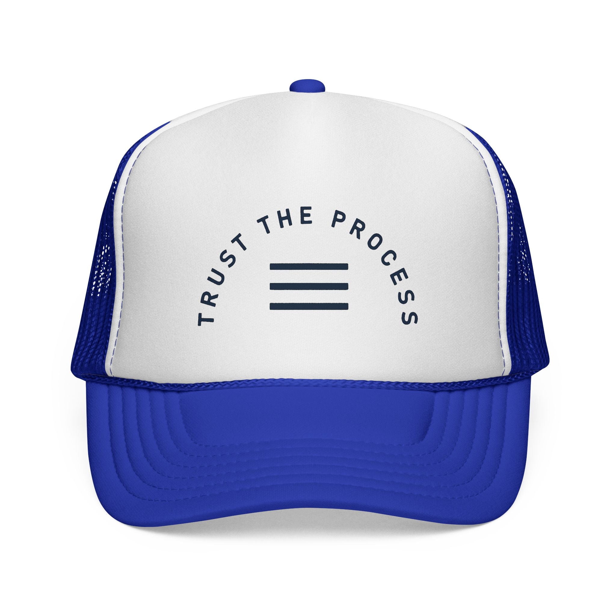 Trust The Process Trucker Cap — Motivational Mesh Baseball Hat