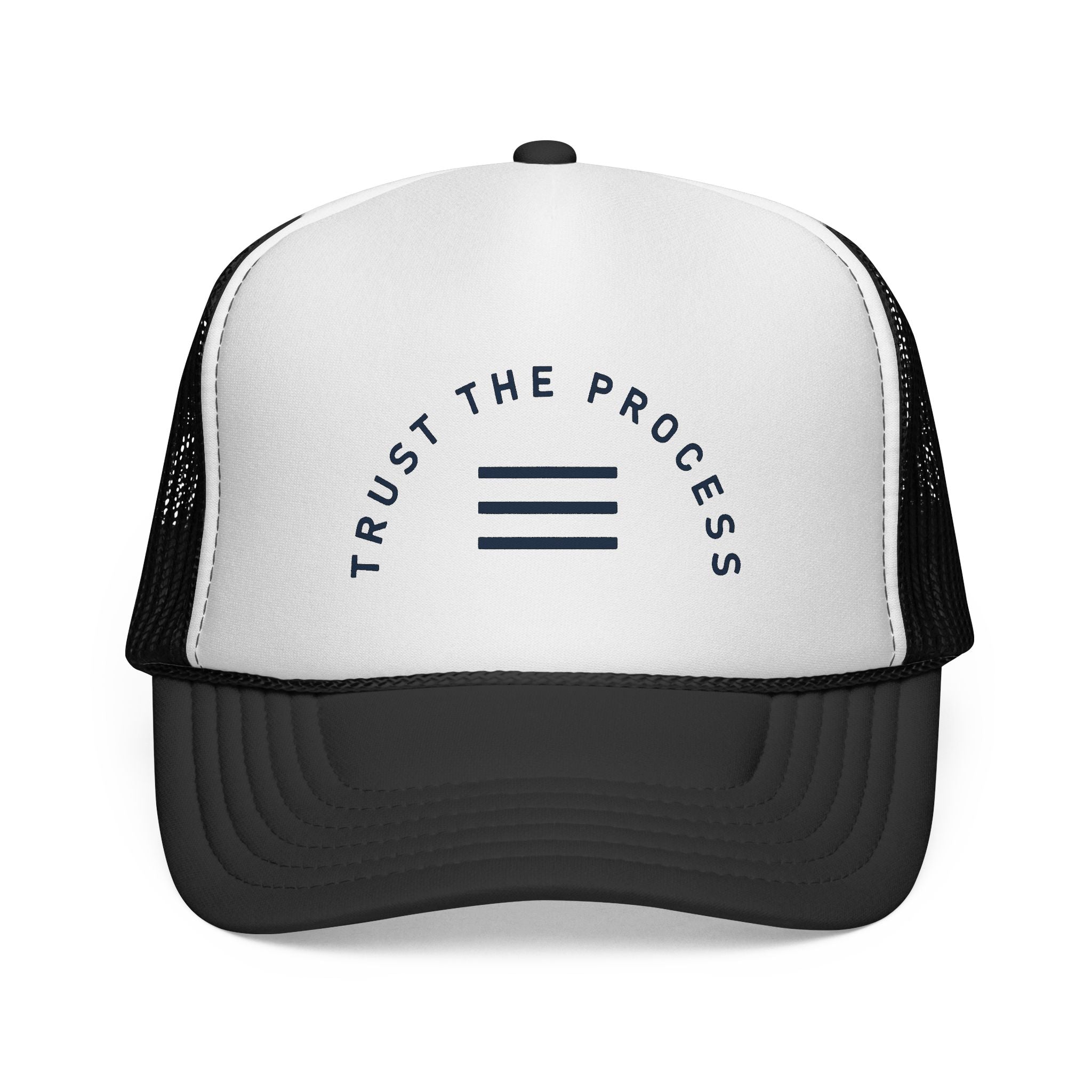 Trust The Process Trucker Cap — Motivational Mesh Baseball Hat