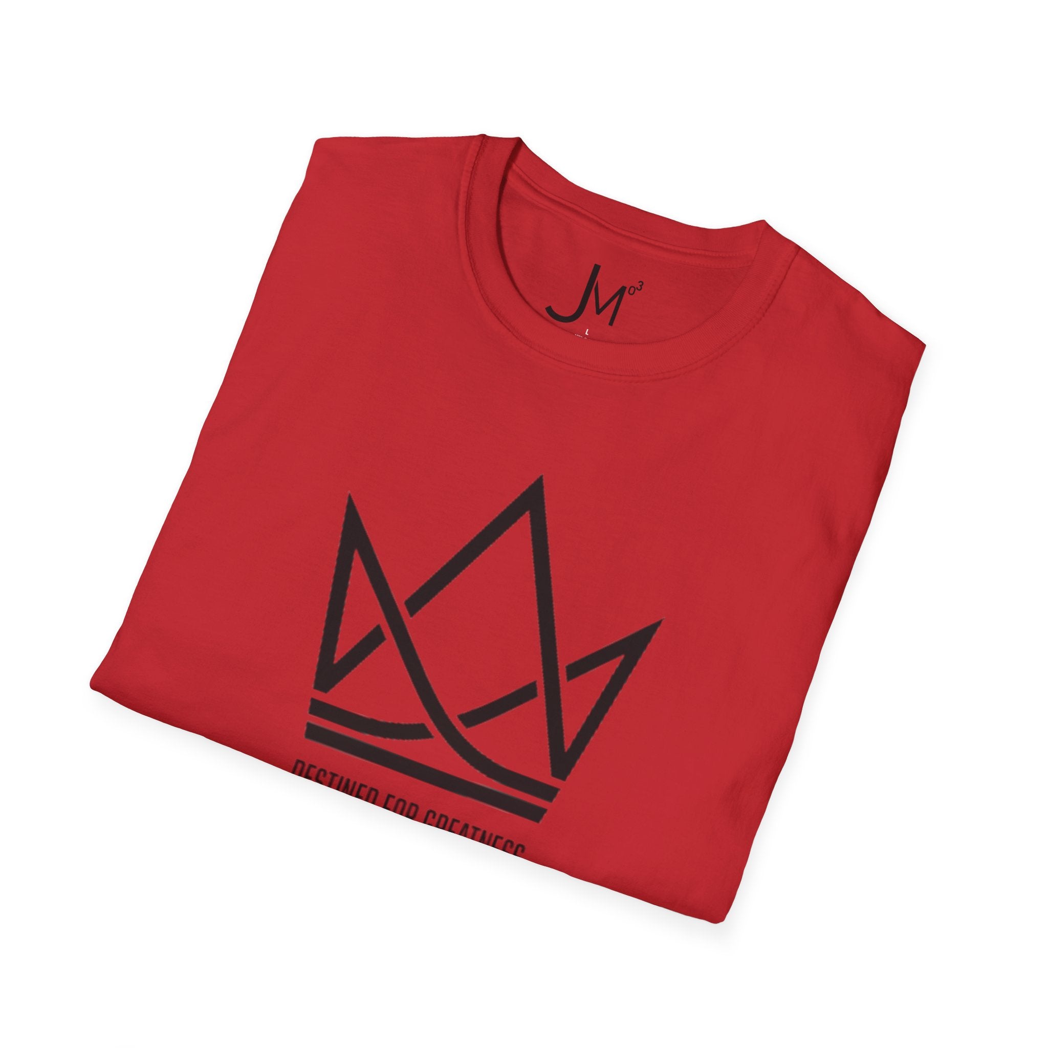 Crown Logo T‑Shirt — "Destined for Greatness" Minimal Graphic Tee