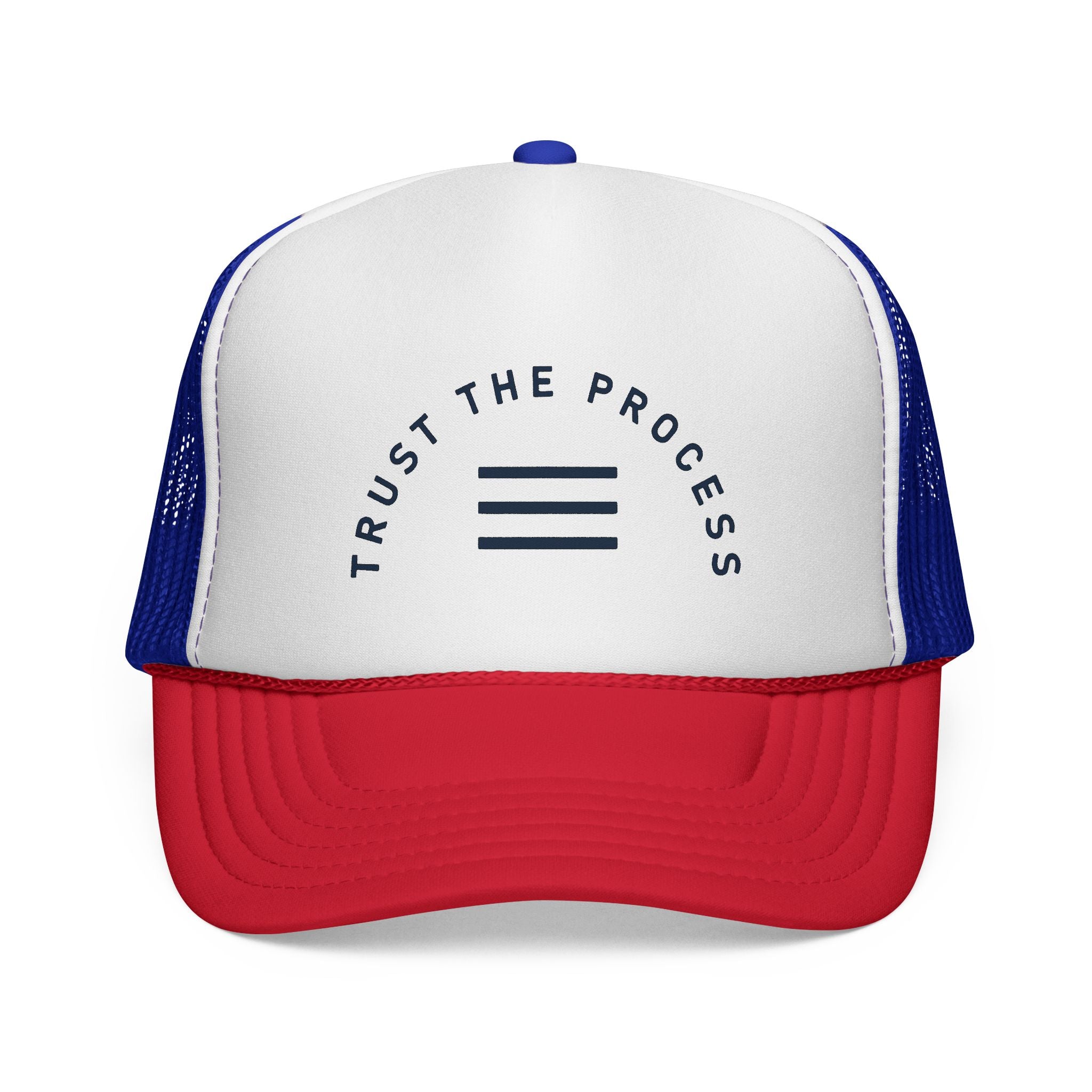 Trust The Process Trucker Cap — Motivational Mesh Baseball Hat