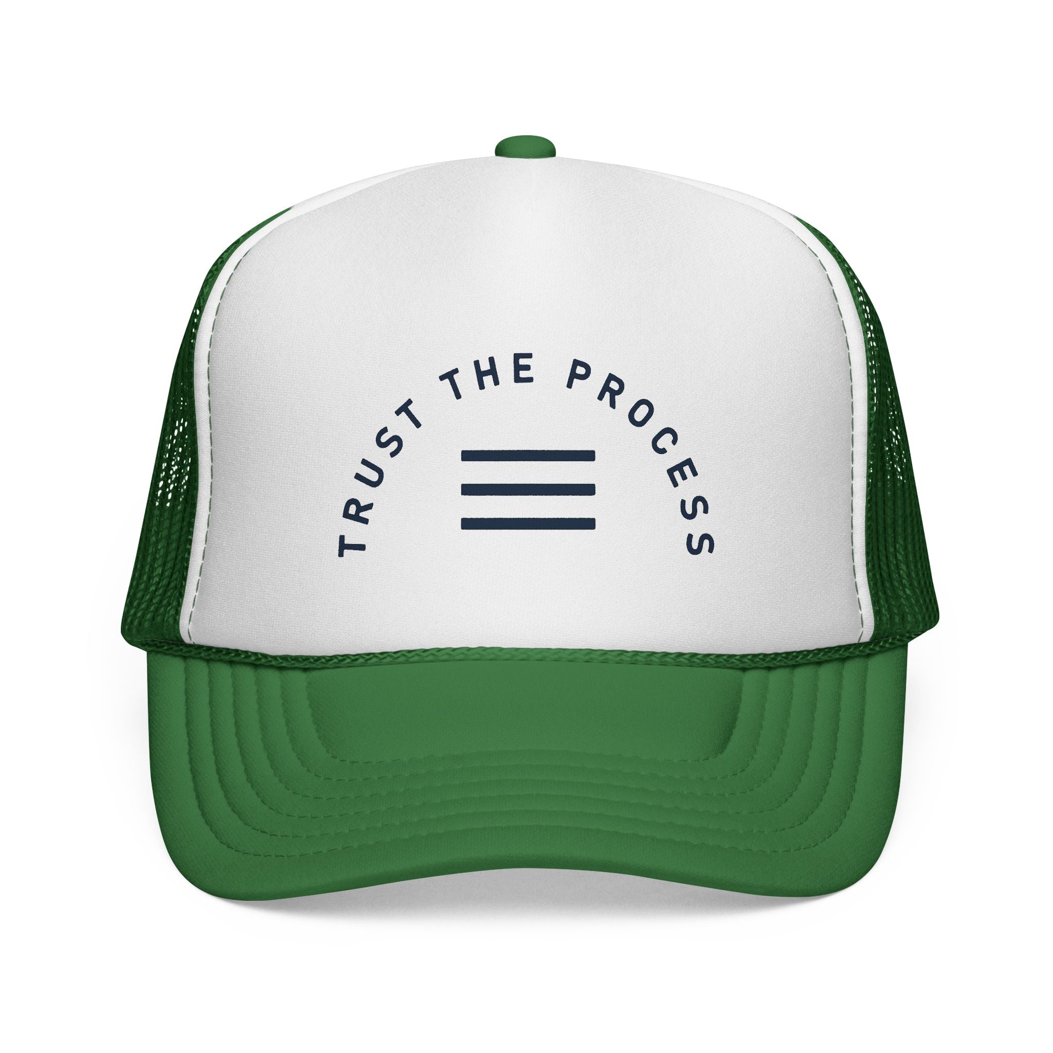 Trust The Process Trucker Cap — Motivational Mesh Baseball Hat