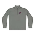 Quarter-Zip Pullover with Maroon 'Jr' Monogram – Casual Athletic Pullover