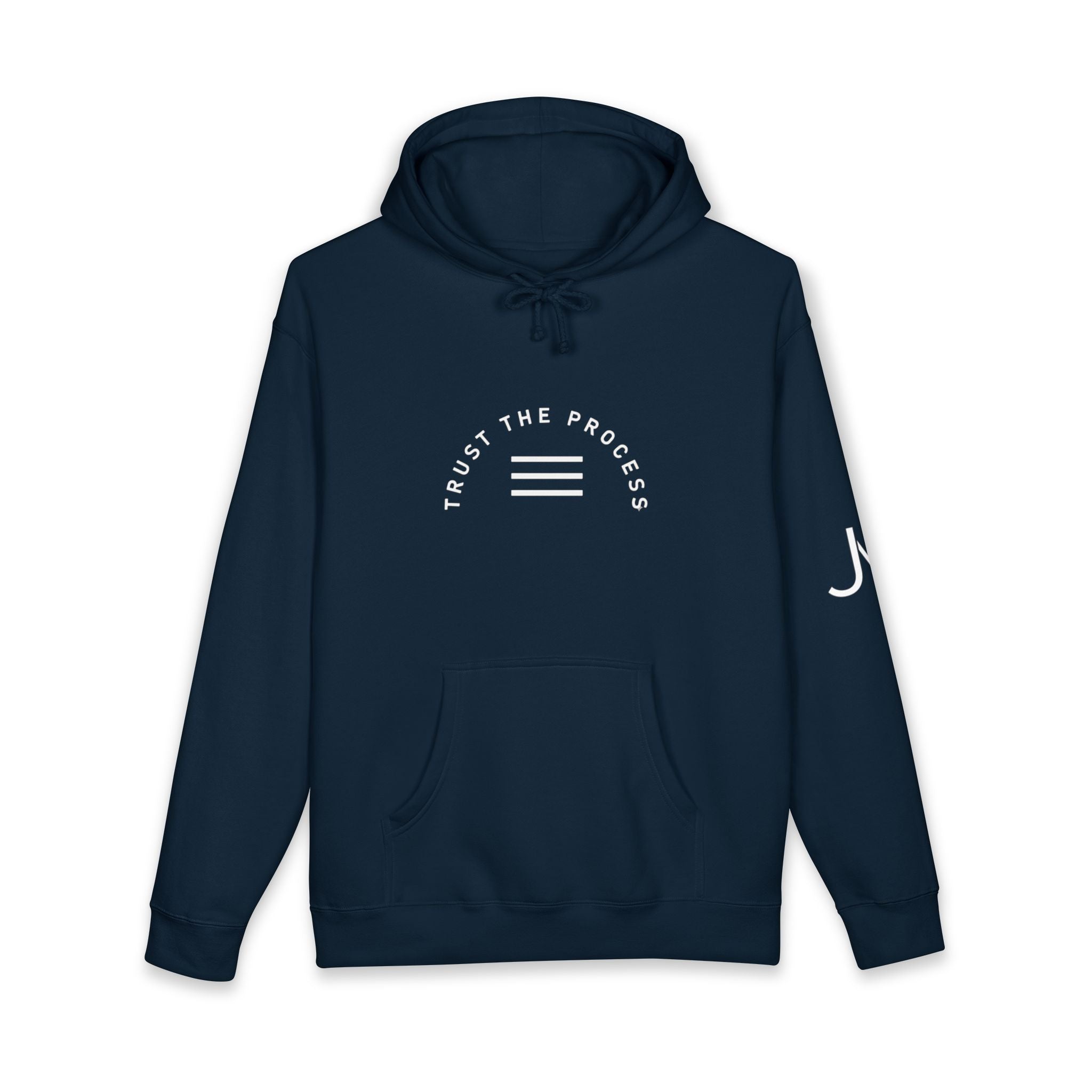Peaceful Waves Hoodie — "Find Your Calm" Minimal Zen Hooded Sweatshirt