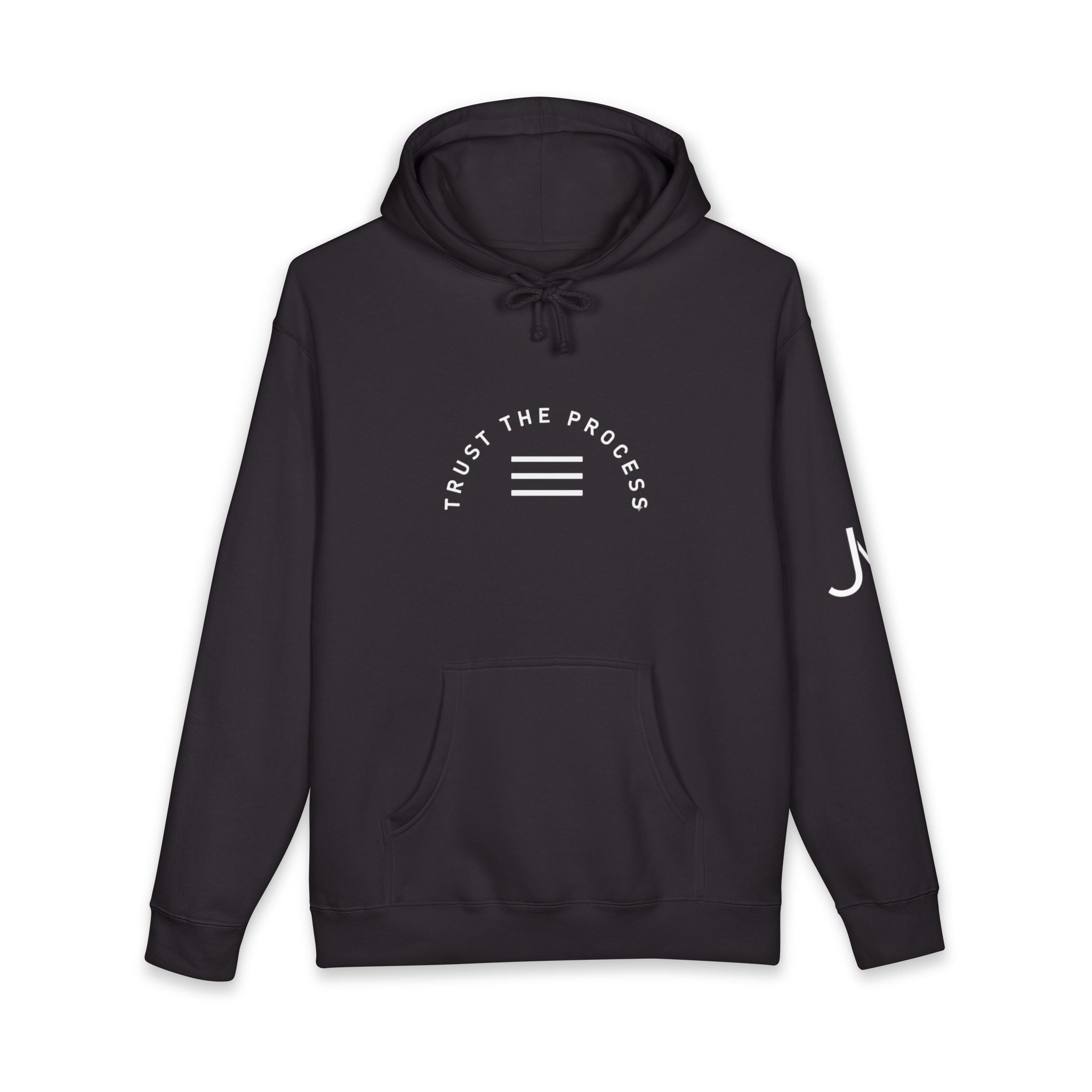 Peaceful Waves Hoodie — "Find Your Calm" Minimal Zen Hooded Sweatshirt