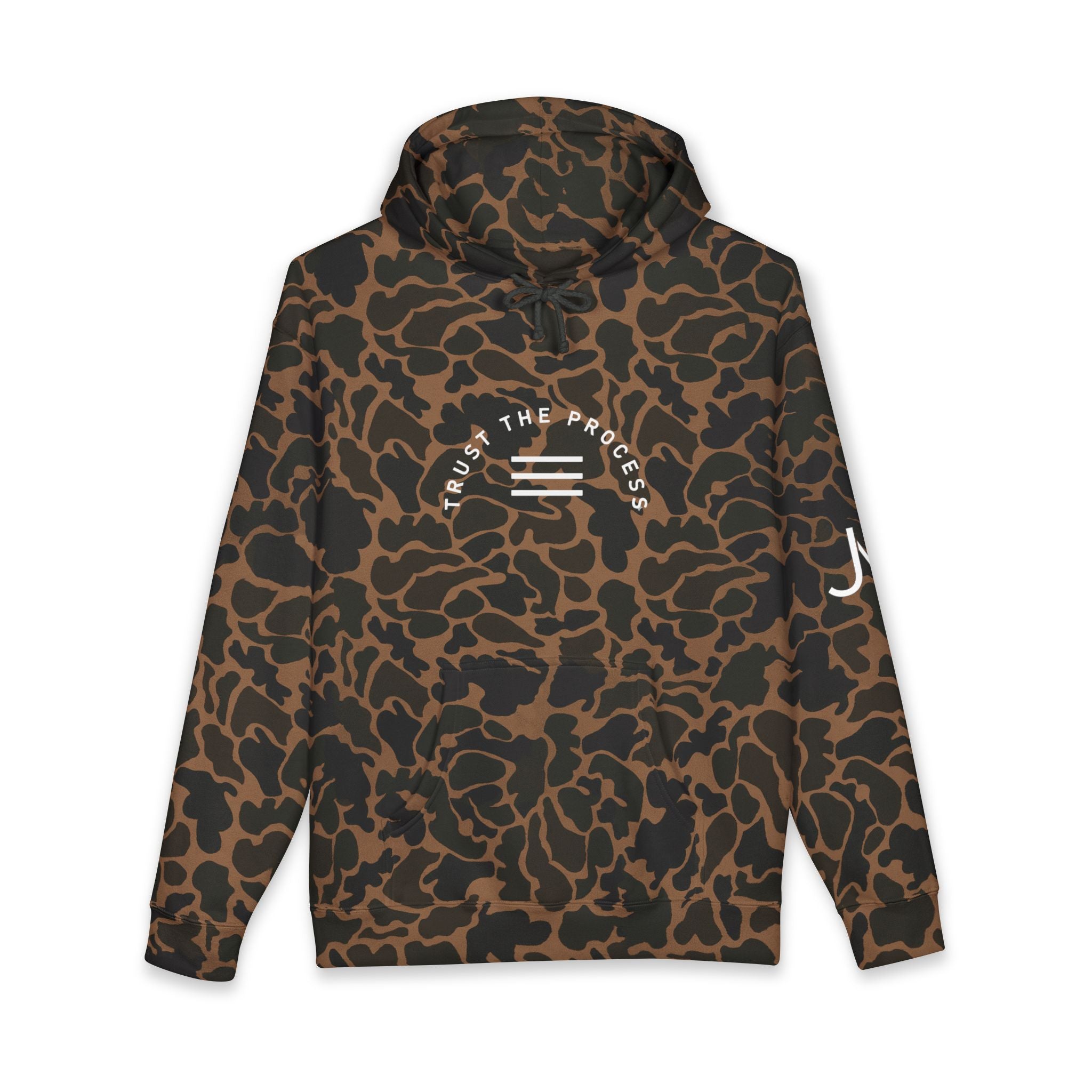 Peaceful Waves Hoodie — "Find Your Calm" Minimal Zen Hooded Sweatshirt