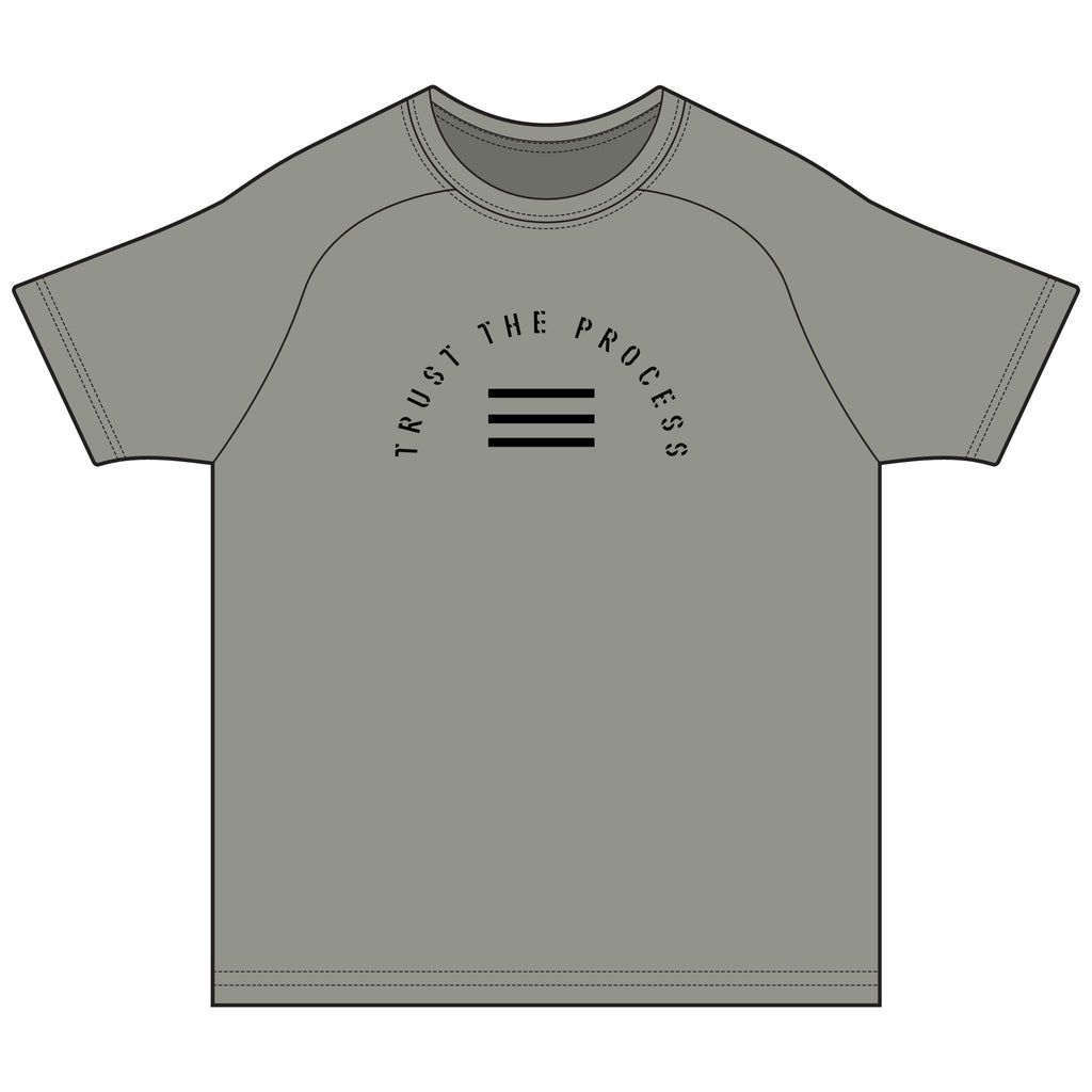 Trust The Process Long Sleeve Tee — Minimal Motivational Shirt