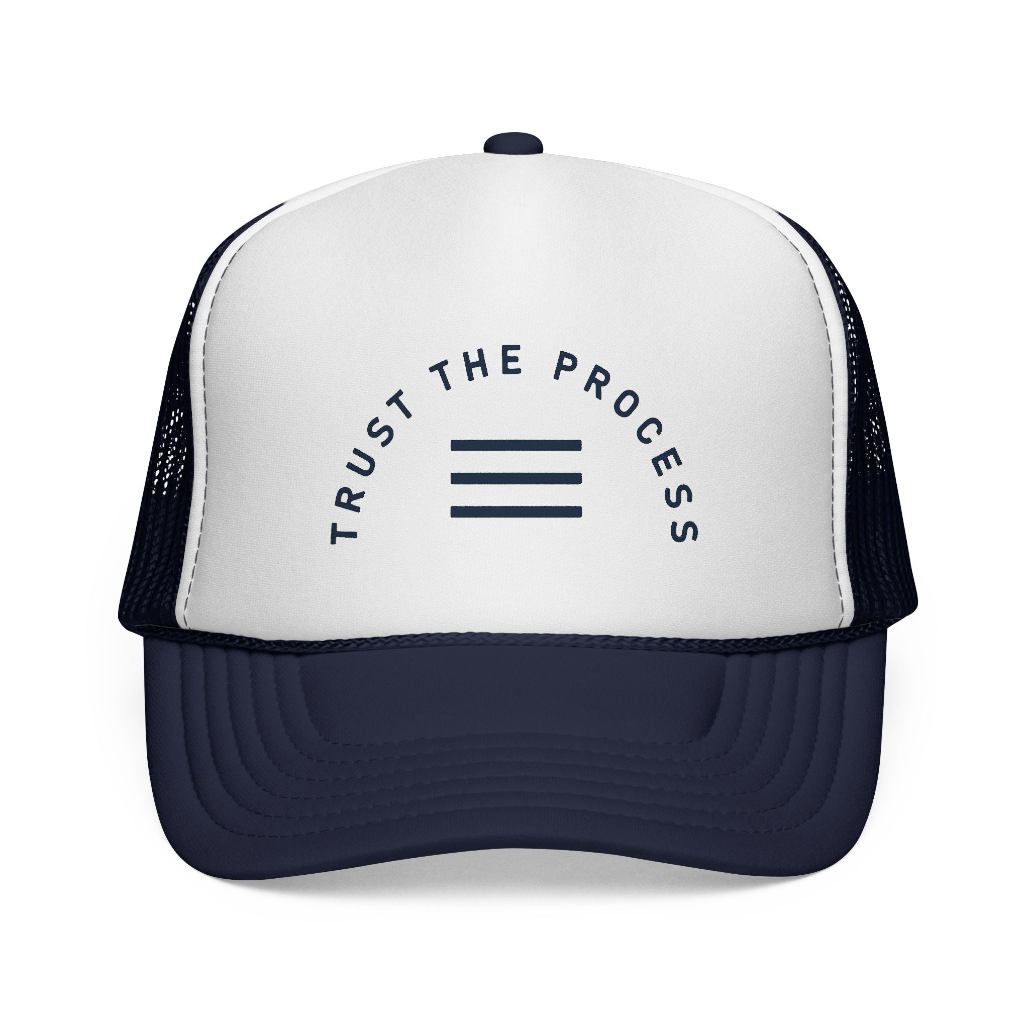 Trust The Process Trucker Cap — Motivational Mesh Baseball Hat