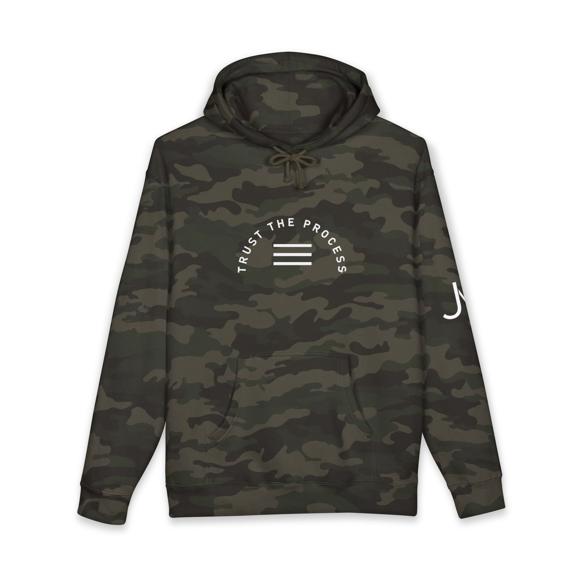 Peaceful Waves Hoodie — "Find Your Calm" Minimal Zen Hooded Sweatshirt