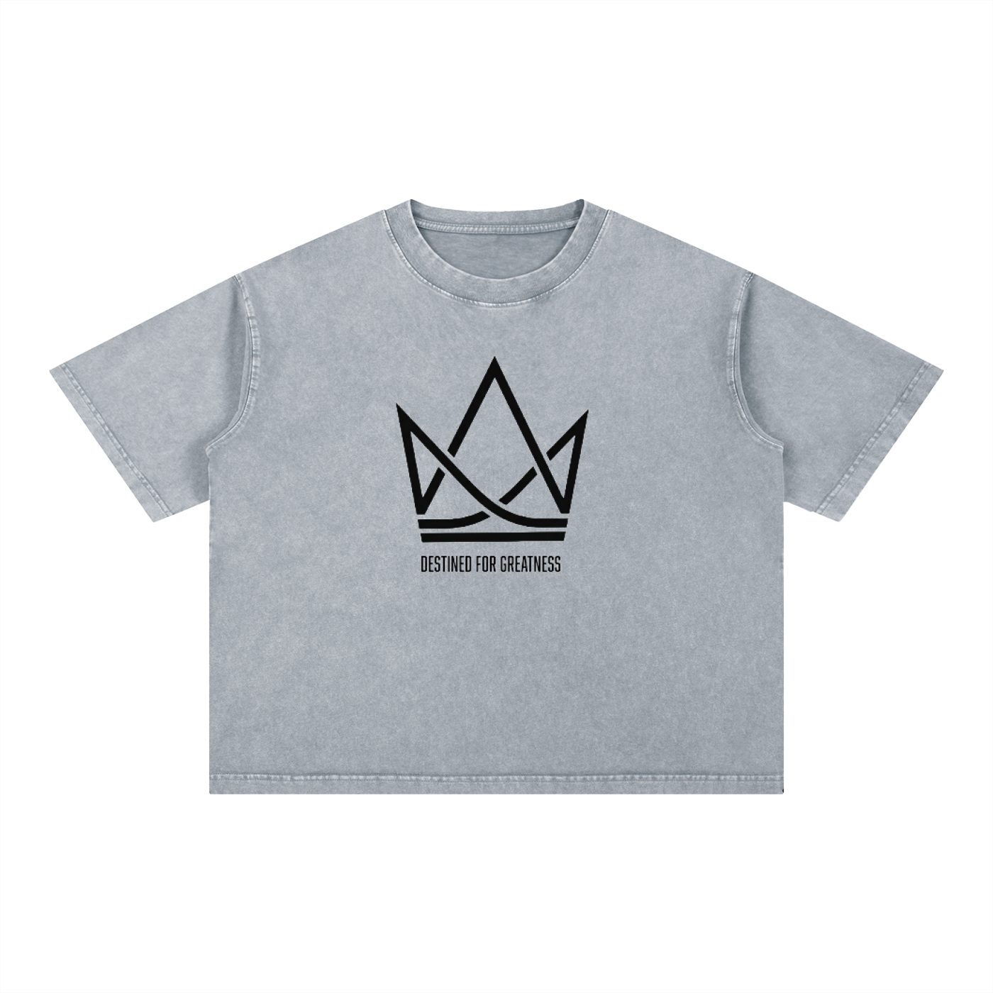 Mineral Wash Boxy Cotton T-Shirt