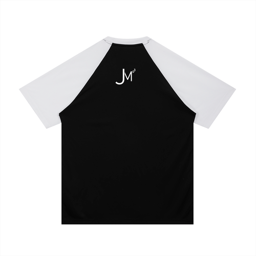 Contrast Raglan Sleeve Mesh T-Shirt